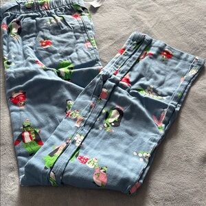 Old Navy Light Blue Kids Penguin Print Pajama Pants